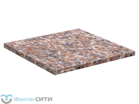 Гранитная плита для сухого фонтана 600x600 (Дымовский) (30)