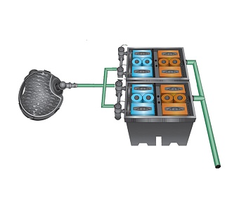 Фильтр проточный "Pondtech" BIO-SYSTEM 2 (с насосом), изображение