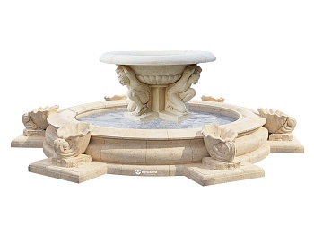 Фонтанная композиция FC "Атланты" 3500 с наутилусами, изображение