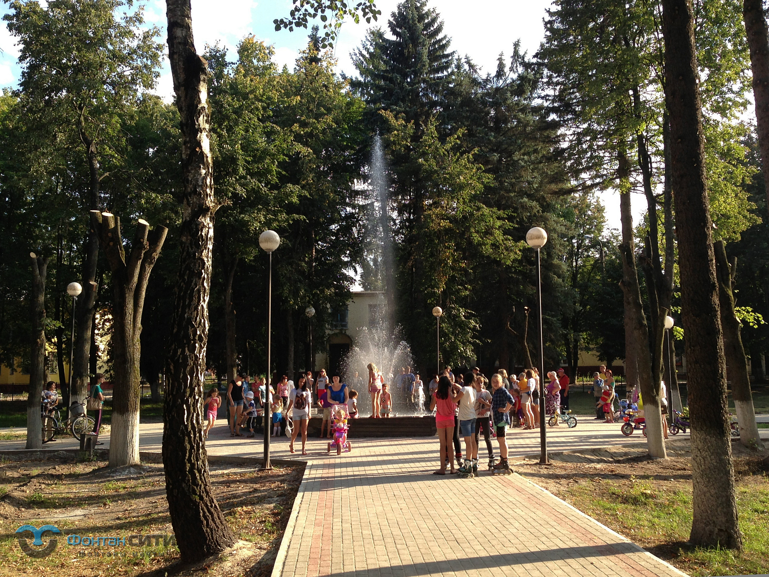 Фонтан г. Брянск