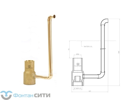 Фонтанная насадка FCI "Bubler" (1.1/4", 32)