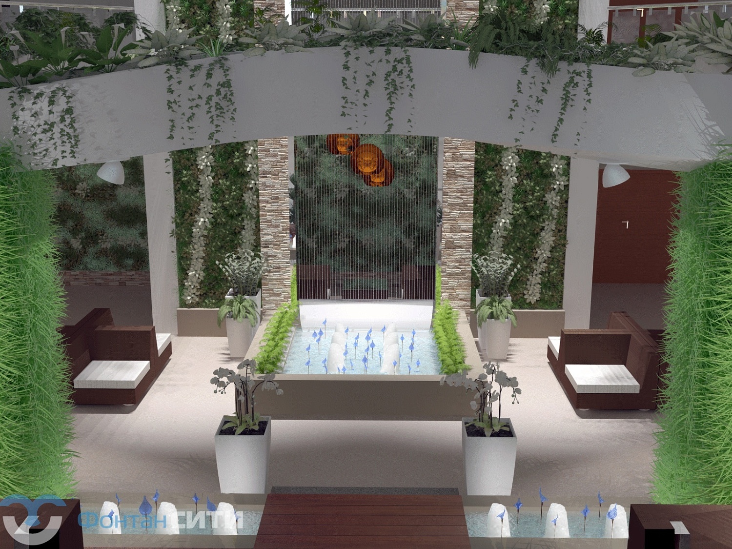 Интерьерный фонтан в Воронеже