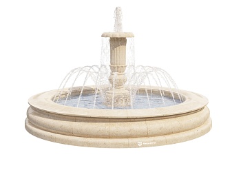 Фонтанная композиция FC "Каменный цветок" 3500, изображение