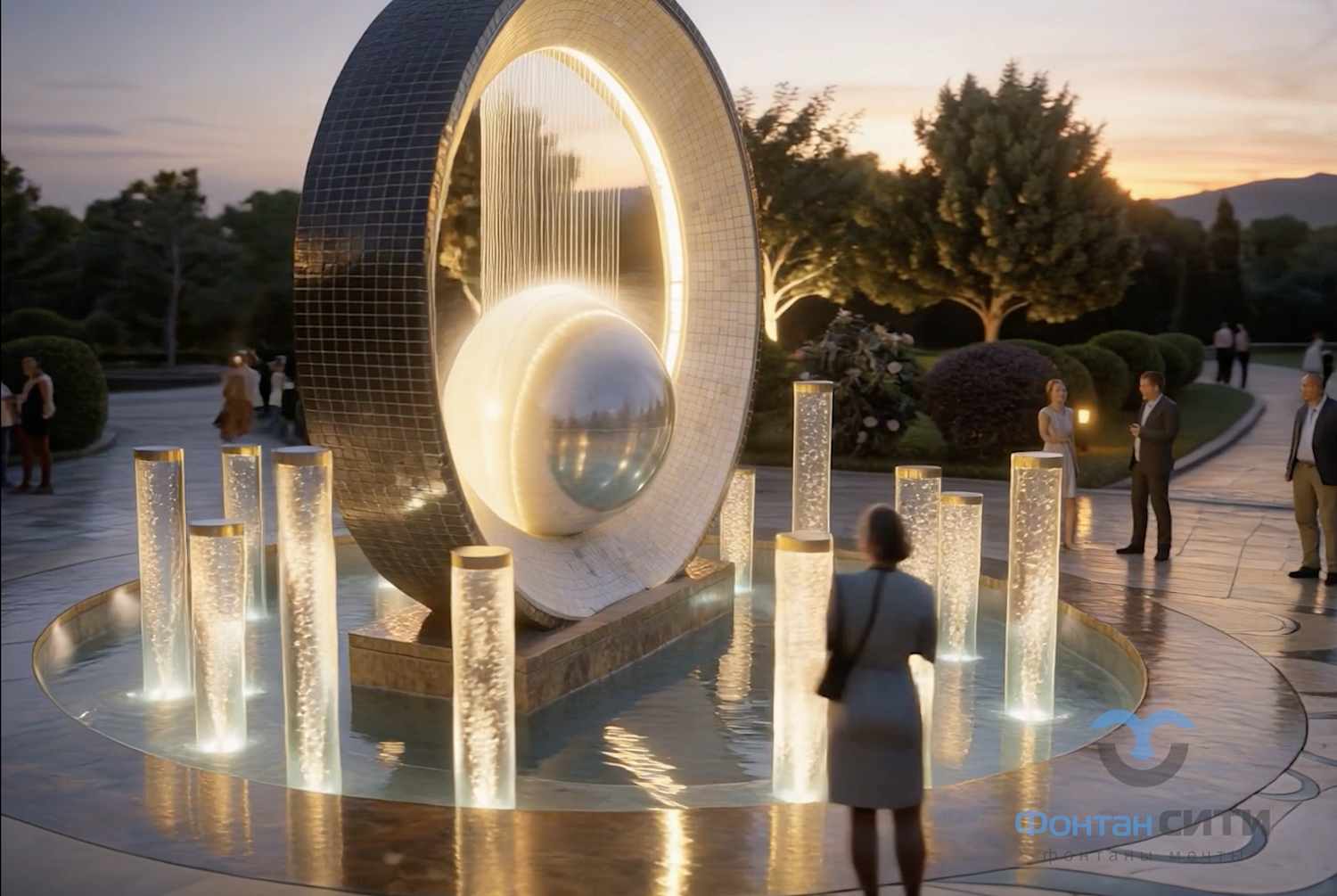 Фонтан на Рублево-Успенском шоссе