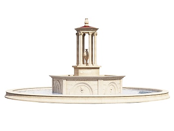 Фонтанная композиция FC "Классический с ротондой" 15800, изображение