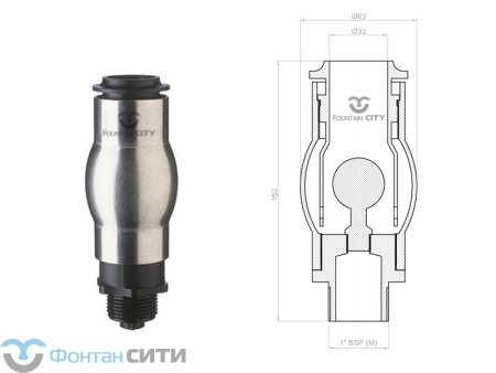 Фонтанная насадка FCI "Foam source" (1", 32)