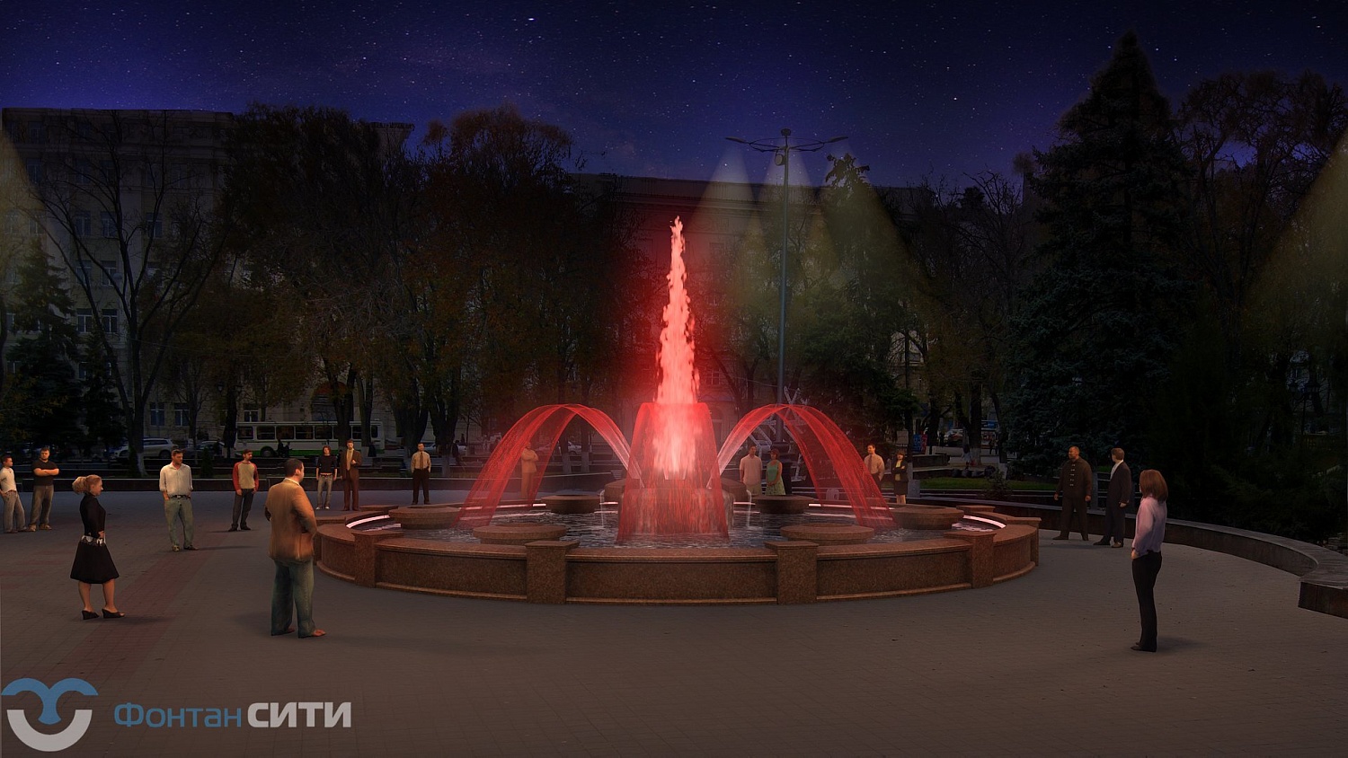Фонтан в Ростове