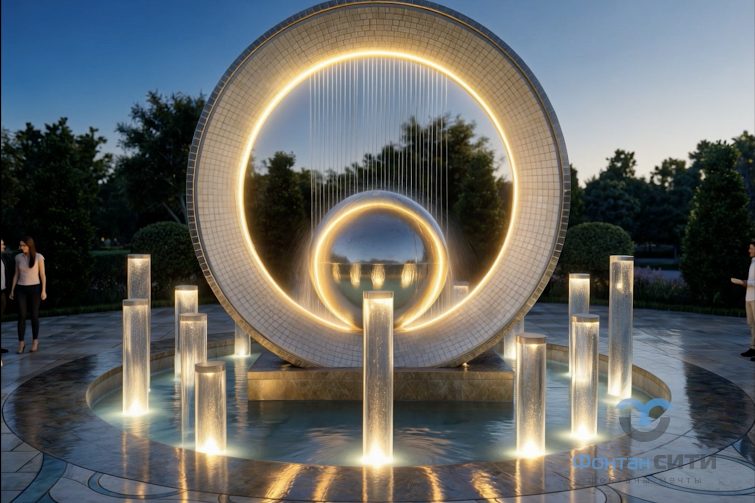 Фонтан на Рублево-Успенском шоссе