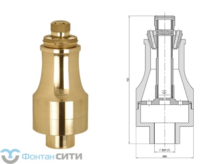 Фонтанная насадка FCI "Lotus" (192, 1")