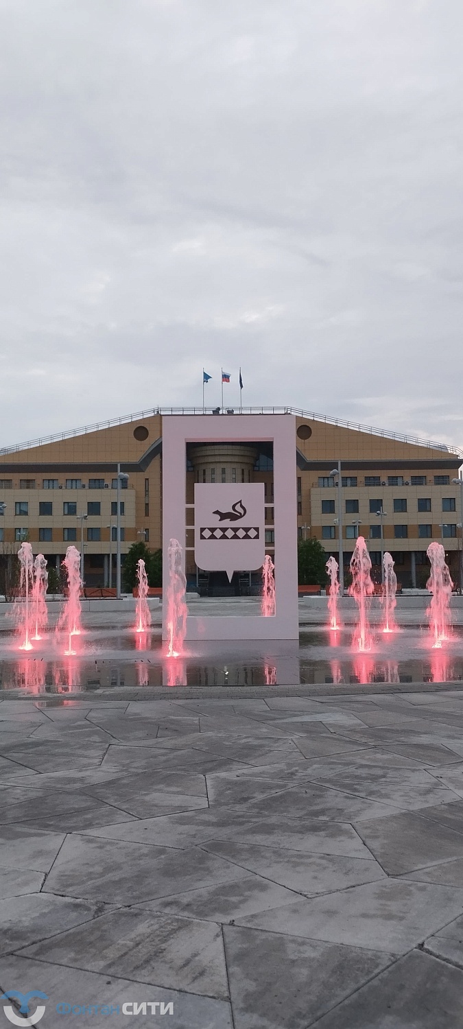 Фонтан в сквере «Юбилейный», г. Тарко-Сале, ЯНАО