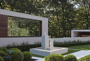 Малогабаритный фонтан модульный 1500 х 1500, изображение