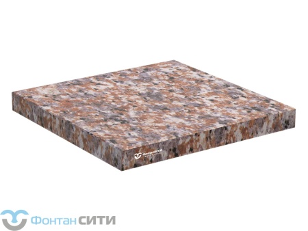 Гранитная плита для сухого фонтана 600x600 (Дымовский) (60)