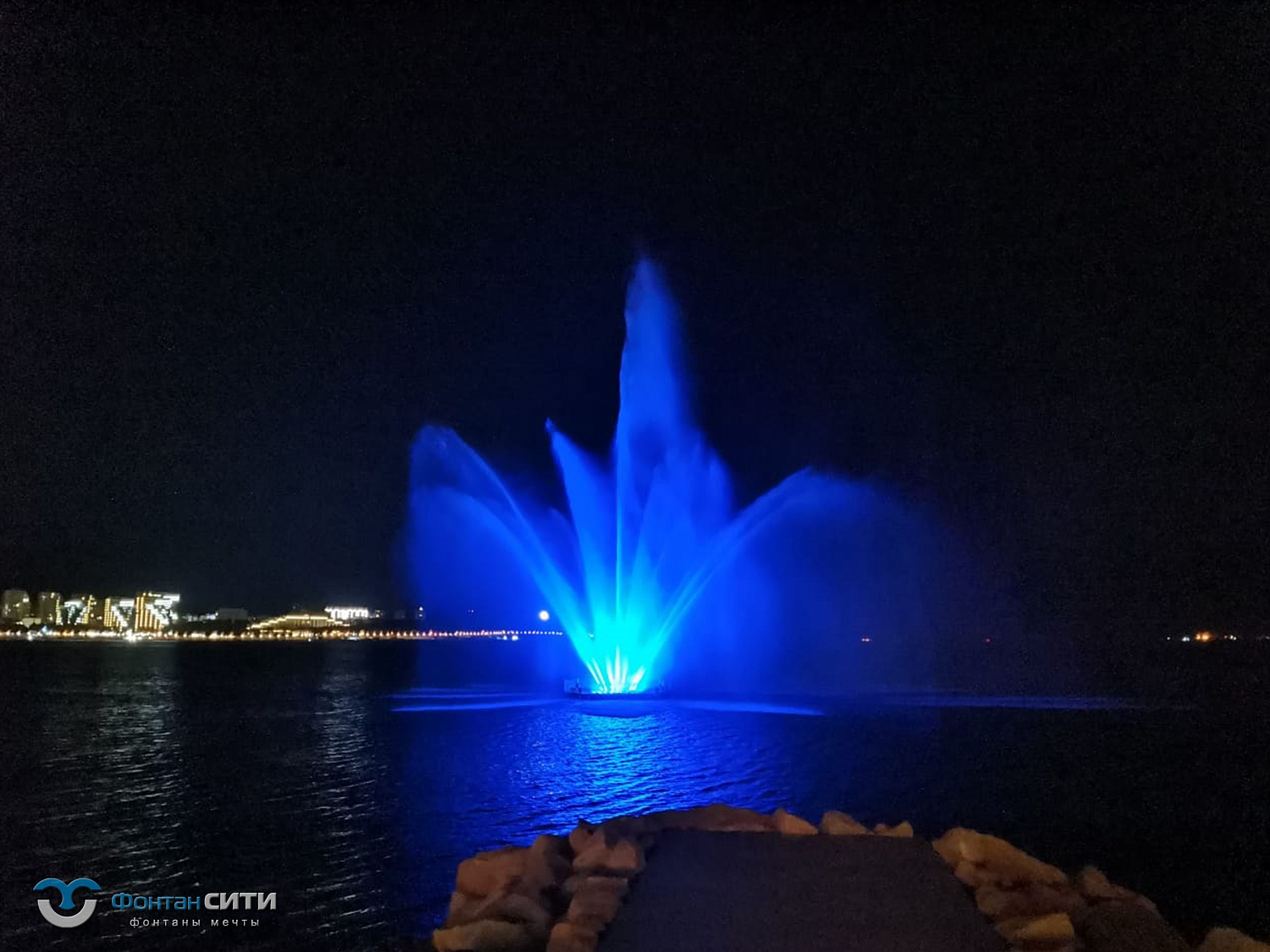 Плавающий морской фонтан «ПРИМОРЬЕ GRAND RESORT HOTEL 4*» г. Геленджик