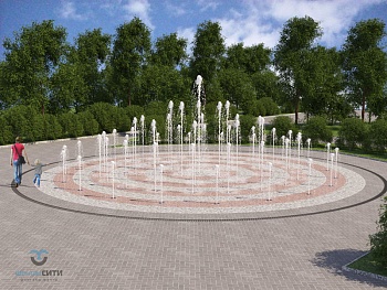 Пешеходный фонтан FC 14820 Коктебель (с погружными насосами), изображение