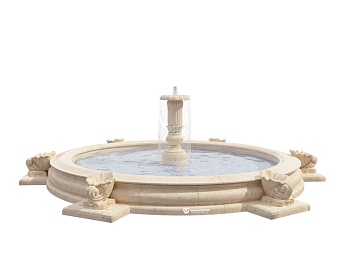 Фонтан FC "Каменный цветок" 5000 с наутилусами, изображение