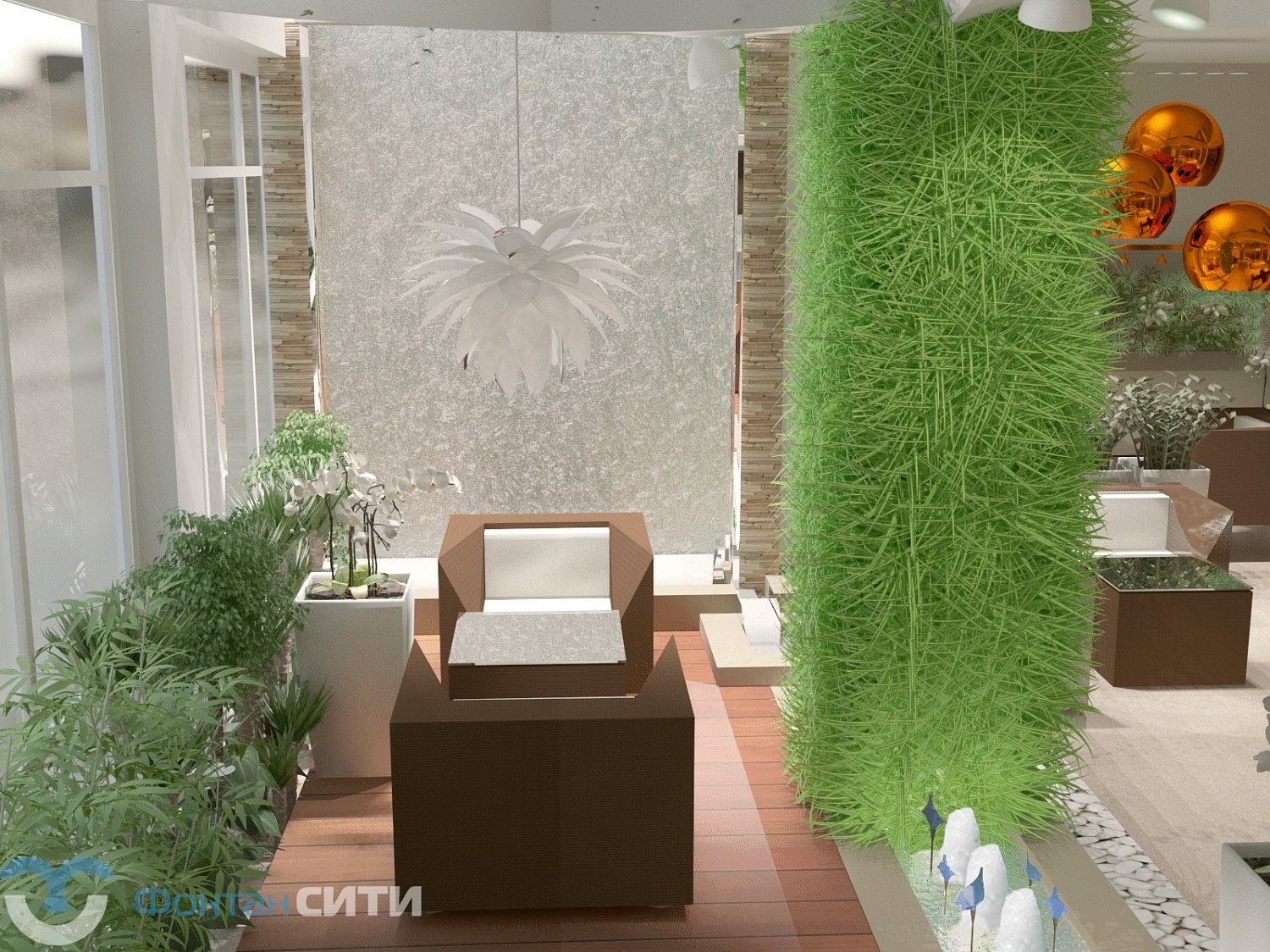 Интерьерный фонтан в Воронеже