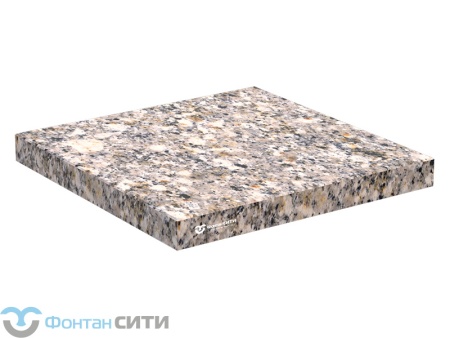 Гранитная плита для сухого фонтана 600x600 (Покостовский) (60)