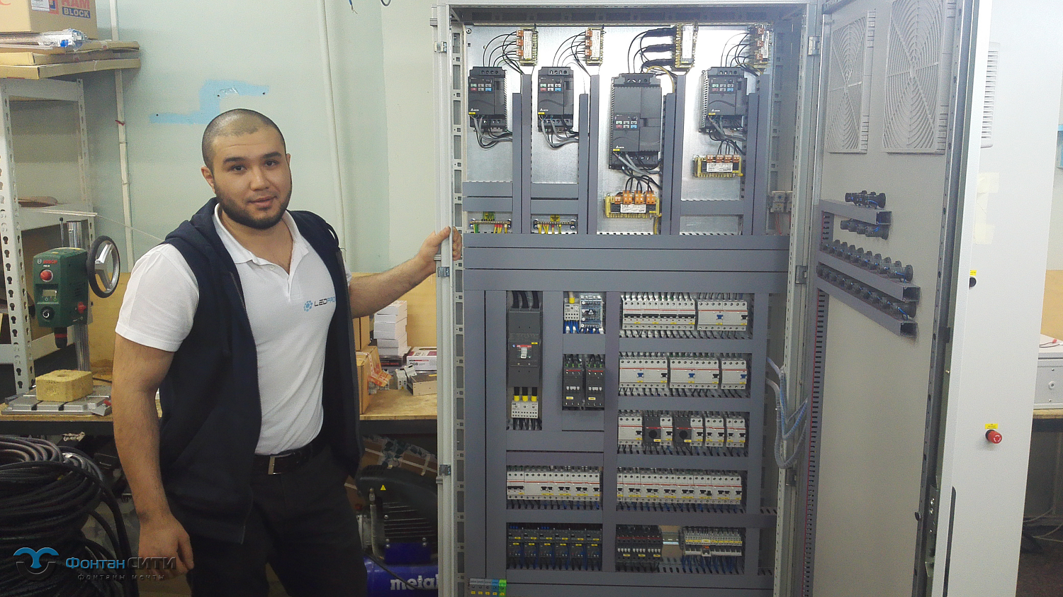 Разработка и сборка шкафов управления фонтанами