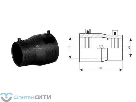 Муфта редукционная ПНД FC (110 x 75)