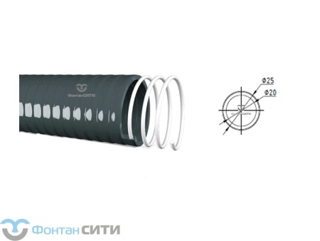 Гибкая труба PVC-U 0,5-0,8 PN 25 м (25)