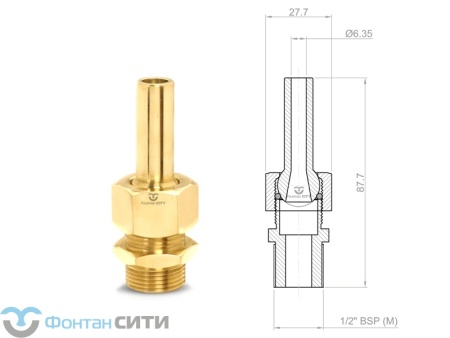 Фонтанная насадка FCI "Comet" (1/2", 6)