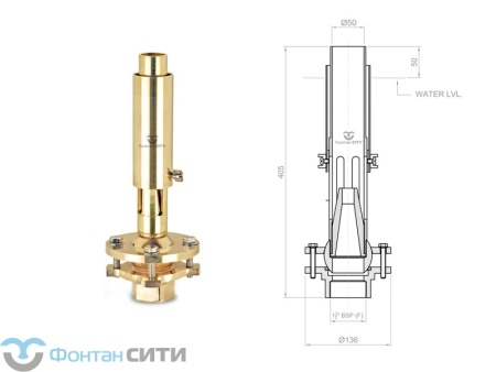 Фонтанная насадка FCI "Aerating Jets" (1.1/2", 50)