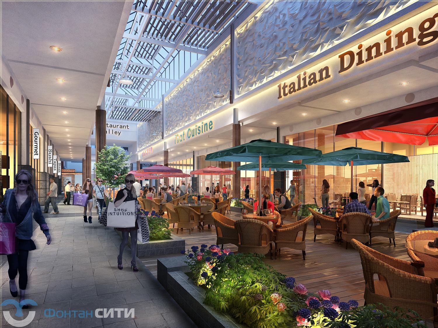 Визуализация Zеленопарк в Ржавках