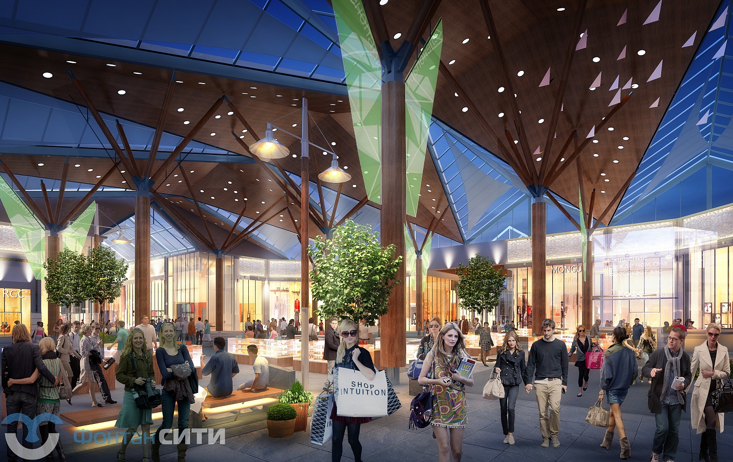 Визуализация Zеленопарк в Ржавках