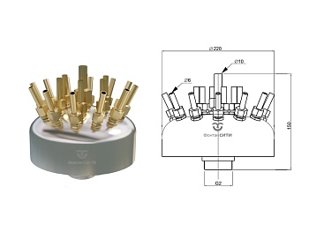 Фонтанная насадка FC "Вулкан" 220-19-6, изображение
