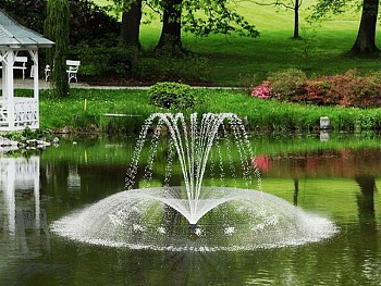 Плавающий фонтан "Фрисби", изображение