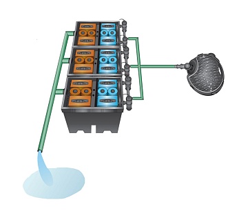 Фильтр проточный "Pondtech" BIO-SYSTEM 3 (с насосом), изображение