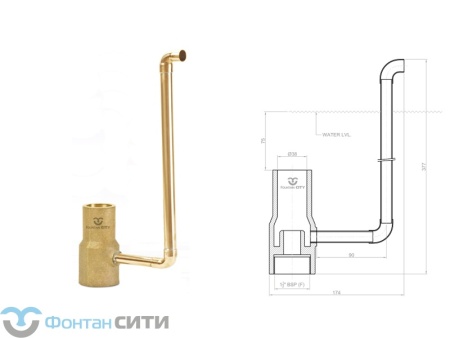 Фонтанная насадка FCI "Bubler" (1.1/2", 38)