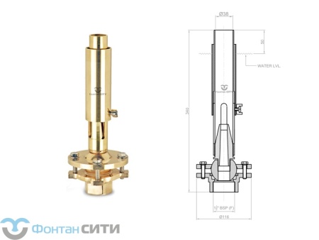 Фонтанная насадка FCI "Aerating Jets" (1.1/2", 38)